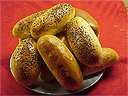 Petits pains ronds ou allong�s rundstykker
