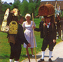 Porteur d horloge en For�t noire